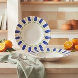 Güral Porselen Kayısı Desenli 26 cm Salata ve Makarna Kasesi