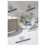 Güral PORSELEN KUŞ 12 ADET 19 CM ÇUKUR YEMEK TABAK