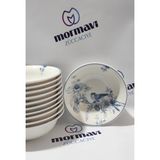Güral Porselen Kuş Model 6 Adet 14 cm (Küçük) Çorba Kase