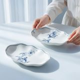 Güral Porselen Nesrin 25 cm 2'li Kayık Tabak Seti