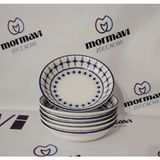 Güral Porselen Oya 6 Adet 14 Cm(Küçük) Kahvaltılık,çerezlik,reçellik Tabak