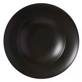 Güral Porselen Reno Bodrum Siyah 26 cm Bone Makarna Tabağı