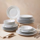Güral Porselen Safir 24 Parça 6 Kişilik Porselen Yemek Takımı