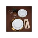 Güral Porselen Soprano 6 Parça 25 Cm Servis Takımı Çift Altın Yaldız