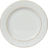 Güral Porselen Soprano Çift Altın Yaldız 6 Parça 20 cm Pasta Tabağı Seti