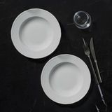 Güral Porselen Venedik 6 Adet 23 Cm Çukur Yemek Tabağı