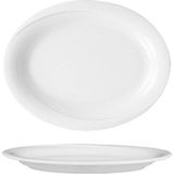 Güral Porselen X-Tanbul Otel 20 X 15 Cm Kayık Tabak Dekorsuz ( Xt20ky00 ) 1 Adet