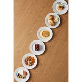 GÜRALLAR 17 cm Çok Amaçlı Joker Mini Tabak Tatlı Kahvaltı Meze Çerez Tabağı - 6'lı Set