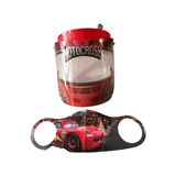 Gürbey Pazarlama Motocross Siperlik + Şimşek Mcqueen Maske