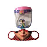 GÜRBEY PAZARLAMA Sue And Se Çocuklar Için Koruyucu Siperlik + Lol Maske