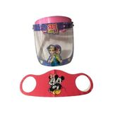 GÜRBEY PAZARLAMA Sue And Se Çocuklar Için Koruyucu Siperlik + Mickey Mouse Maske