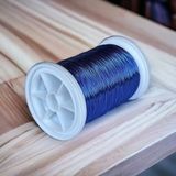 Gürbüz 0.30 mm (100 gr -150METRE) Çivit Mavi Renkli Gümüşlğ Filografi Teli