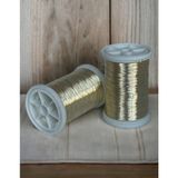 Gürbüz 0.30 mm Gümüşlü Filografi Teli Sarımsı Beyaz Renkli 100 gr-150 m Özellikli Malzeme