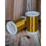 Gürbüz 0.30MM(100GR-150METRE) Koyu Altın Sarı Renkli Gümüşlü Filografi Teli