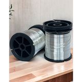 Gürbüz 0.80 mm Gümüş Renkli (7-8 Metre )Gelin,çiçek,filografi ve Takı Teli
