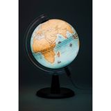 gürbüz dünya küre modern antik ışıklı 30cm 48405 - Yok
