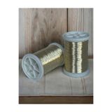 gürbüz filografi 0.30 Mm (100gr-150m) Sarımsı Beyaz Renkli Gümüşlü Filografi Teli