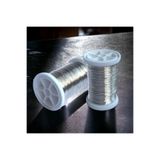 gürbüz filografi 0.30mm (100gr - 150m ) Bakır Üstü Gümüş Kaplı Parlak Gümüş Renkli Filografi Ve Çiçek Teli