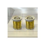 gürbüz filografi 0.30mm(60gr-100metre) AÇIK ALTIN Renkli Filografi Teli (2 ADET 30 GRAM )
