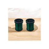 gürbüz filografi 0.30mm(60gr-100metre) KOYU YEŞİL Renkli Filografi Teli (2 ADET 30 GRAM )