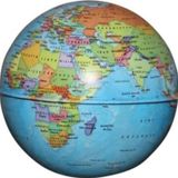 Gürbüz Globe Dünya Kumbara Küre Siyasi 10 Cm