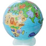 gürbüz kalemtraş globe hayvanlı dünya küre 10 cm 43104 - Yok