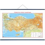 Gürbüz Türkiye Fiziki + Siyasi Çift Taraflı Haritası 70x100 cm 21012 Kırtasiye Ürünü