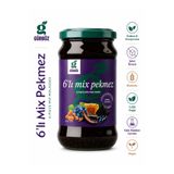 Gürbüzden 6'lı Mix Pekmezi , Üzüm ,Karadut, Keçiboynuzu, Andız , Karışımı Pekmezi Şeker İlavesiz Katkısız 400 gr