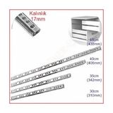 Gürçay Hırdavat Bilyeli Çekmece Rayı 17 mm 438 mm