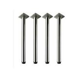 Gürçay Hırdavat Masa Ayağı - 60MM Çeşitli Renkler 71CM (4 Adet) Krom Kaplama