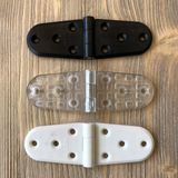 Gürçay Hırdavat Plastik Oval Menteşe 11CM - 2 Adet Beyaz
