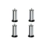 Gürçay Hırdavat Robot Süpürge Uyumlu Koltuk Baza Ayağı Metal Civatalı Metrik Diş 10mm (4 Adet) 10 Cm