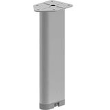 Gürçay Metal Mobilya Ayağı D Profil Parlak Krom 4'lü 20 Cm