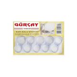 Gürçay Mıknatıslı Kapı Tamponu 8Cm Kapı Stoperi 5'Li Paket