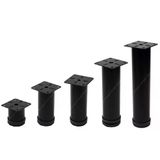 Gürçay Mobilya Dolap Koltuk Ayağı Siyah Çap 42mm Çeşitli Ölçüler