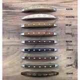 Gürçay Plastik Ahşap Desenli Çekmece Dolap Kapak Kulpu Lb 96mm ( 2 Adet)