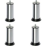 Gürçay Robot Süpürge Uyumlu Koltuk Baza Ayağı Metal Civatalı Metrik Diş 10MM (4 Adet) 15 cm