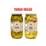 GURESSA Bol Turşu İkilisi Acı Biber ve Karışık 2'li Avantaj Paketi