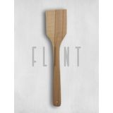 Gürgen ağacı el yapımı tahta ahşap spatula mutfak yemek servis sunum kaşığı 32 cm