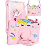 Gurgitat Galaxy Tab için A7 Lite Kılıf Kızlar-Tab A7 Lite 2021 Kılıfları Kalem Tutucu Saplı Stand Omuz Geçirmez Sevimli Karikatür Kız Tablet A7 Lite Kapak Samsung Tab A7 Lite 8.7 inç için
