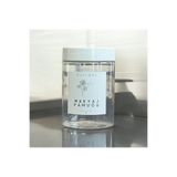 Guridda Home Design Makyaj Pamuğu Kutusu 250 Ml Şeffaf Plastik Kavanoz Dikey