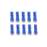 gürler oto kılıf ve aksesuar 10 Adet T5 Led Ampul Gösterge Lambası Mini Dipsiz Mavi Renk 12v