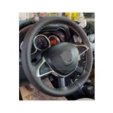 gürler oto kılıf ve aksesuar Dacia Duster Uyumlu Direksiyon Kılıfı Dikmeli Soft Gri Ipli Genişlik 38×11cm