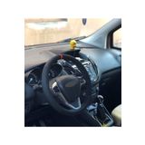 gürler oto kılıf ve aksesuar Ford Focus 2 Uyumlu Kırmızı Yüzüklü Nubuk Karbon Dikmeli Direksiyon Kılıfı