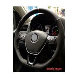 gürler oto kılıf ve aksesuar Opel Vectra B Uyumlu Alkantara-karbon Dikmeli Direksiyon Kılıfı Gri Yüzüklü