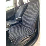 Gürler Oto Kılıf ve Aksesuar Terletmez Oto Koltuk Kilim Seti 2 Ön 1 Arka 3 Lü Set %100 Pamuk - Siyah