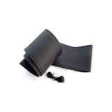 gürler oto kılıf ve aksesuar Toyota Corolla 2013+ Uyumlu Dikmeli Direksiyon Kılıfı Noktalı Siyah ( 10cm )