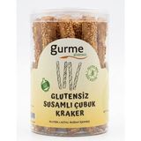 Gurme Glutensiz Susamlı Çubuk KRAKER100 gr - 1 Adet