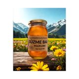 Gurme Kafkas KARS SÜZME ÇİÇEK BALI POLİFLORALI KATKISIZ POLENLİ HAM BAL NET 480 GRAM