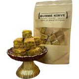 Gurme Kirve Lotuslu Bol Fıstıklı Baklava Dilim Lokum 200 gr